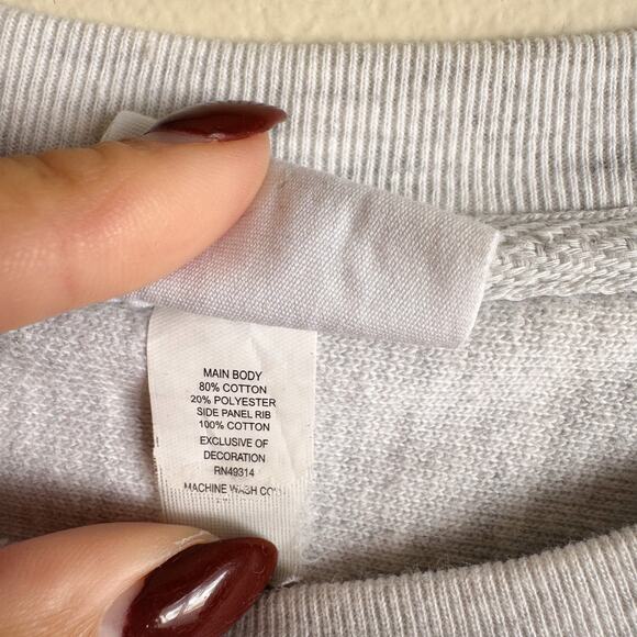 Kansas Jayhawks Champion Reverse Weave Crewneck Pullover Sweatshirt Large KU - Picture 5 of 7